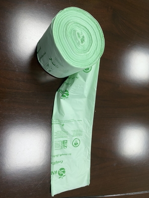 100% Home Compostable Trash Bags 13 Gallon Tall Kitchen, 50 Count, 0.9 Mil, Kitchen Compost Bags, Large Compostable Bags US BPI ASTM D6400 and OK Compost Home Certified supplier
